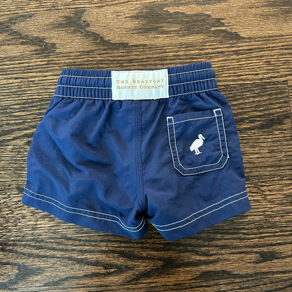 TBBC swim trunks, 0-6 months
